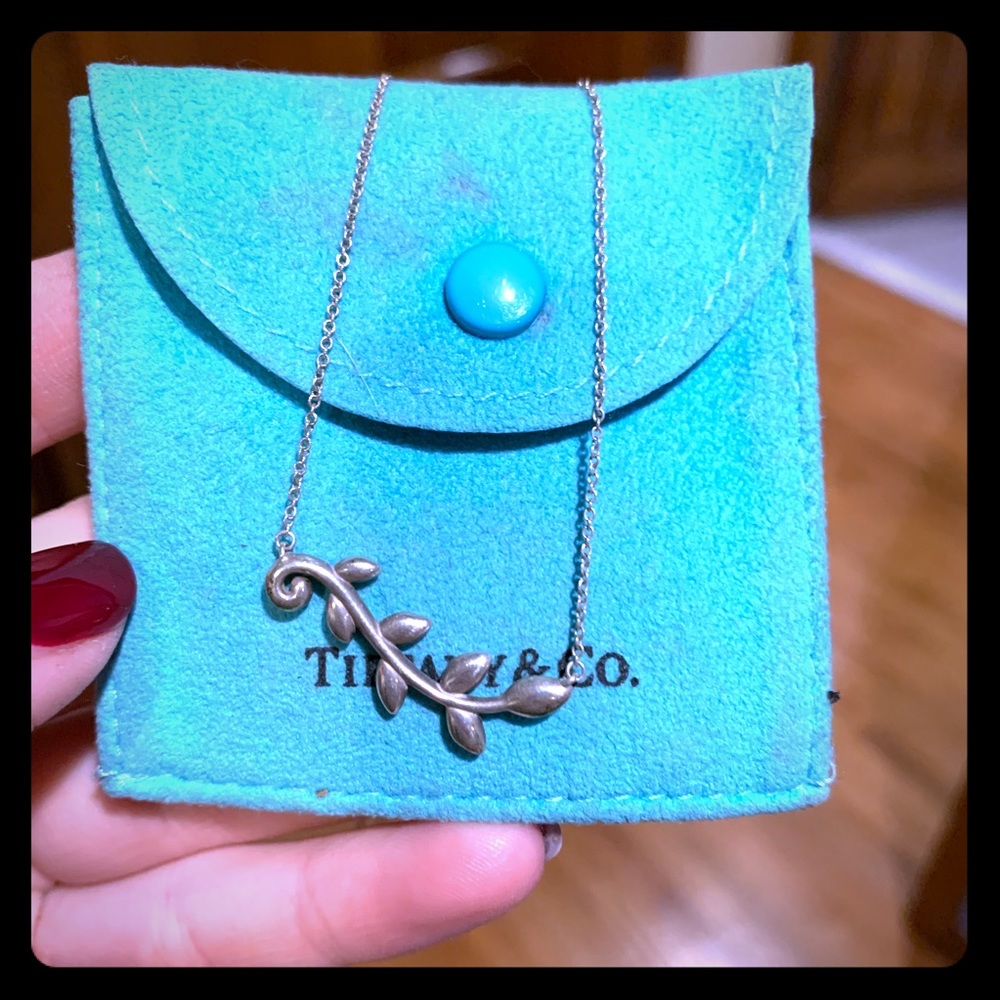 Tiffany & Co Olive Leaf Vine Necklace